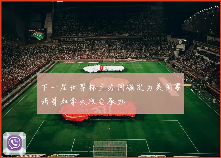 下一届世界杯主办国确定为美国墨西哥加拿大联合承办