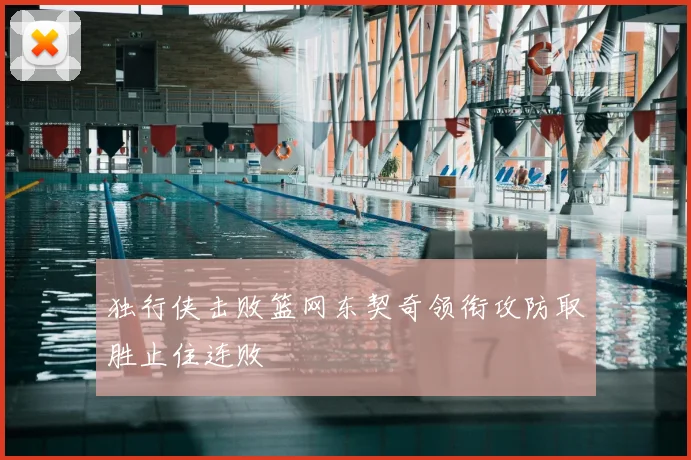 独行侠击败篮网东契奇领衔攻防取胜止住连败
